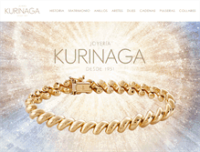 Tablet Screenshot of joyeriakurinaga.com